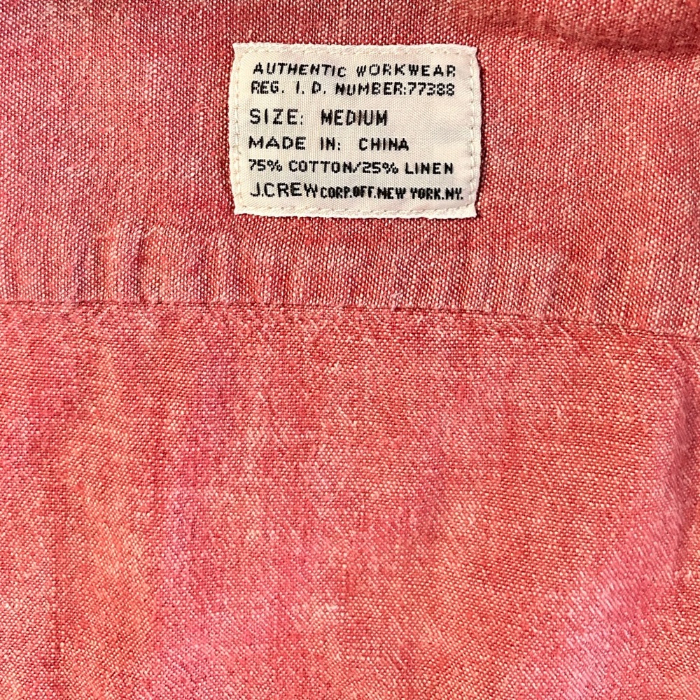 J.Crew Authentic Workwear Button-Down Chambray Sh… - image 5